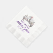 Quinceanera Tiara Serviette (Ecke)