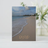 Quinceanera UAWG Guest Reply RSVP Karte (Stehend Vorderseite)