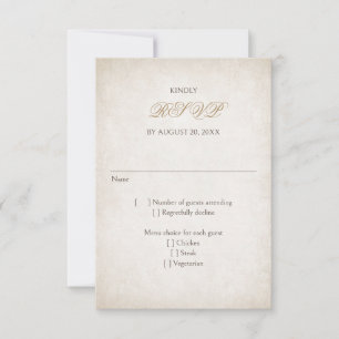 Quinceanera UAWG RSVP Karte