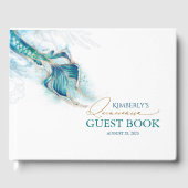 Quinceanera Unterhalb des Sea Guest Book Gästebuch (Vorderseite)