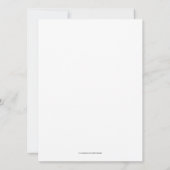 Quinceañera Vestido Púrpura Einladung (Rückseite)