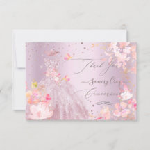 Quinceanera Vielen Dank Dusty Rose Glitzer Gown