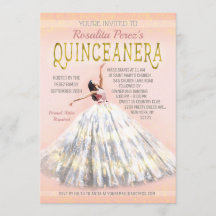 Quinceanera Watercolor Dress Blush Pink Gold Extra