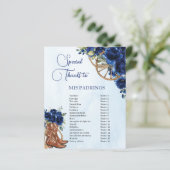 Quinceañera XV 15 Royal Blue Floral Charro Padrino (Stehend Vorderseite)