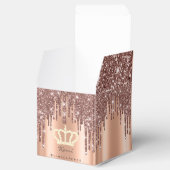 Quinceañeras Sweet 16. Bridal Rose Kami Royal Geschenkschachtel (Geöffnet)