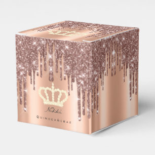 Quinceañeras Sweet 16. Bridal Rose Nikki Royal Geschenkschachtel