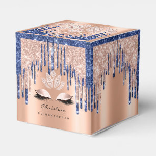 Quinceañeras Sweet 16th Bridal Rose Tropfen BlueN Geschenkschachtel