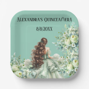 Quinceñera, 15. Geburtstagsfeier Pappteller