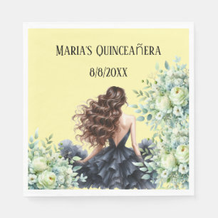 Quinceñera, 15. Geburtstagsfeier Serviette