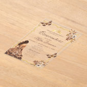 Quincenera Invitation in Spanish Boho Acryleinladungen (Ablage )