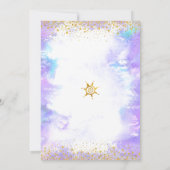 Quinceñera Lila Wasserbad Lido di Lugano Einladung (Rückseite)