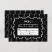 Quincenera RSVP Karte (Vorne/Hinten)