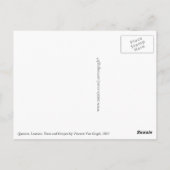 Quinces Lemons Birnen Trauben von Van Gogh Postkarte (Rückseite)