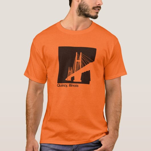 Quincy, Brücke Illinois Bayview T-Shirt (Vorderseite)