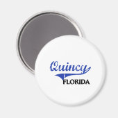 Quincy Florida City Classic Magnet (Vorderseite/Rückseite)