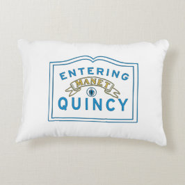 Quincy MA Motto Accent Pillow Dekokissen