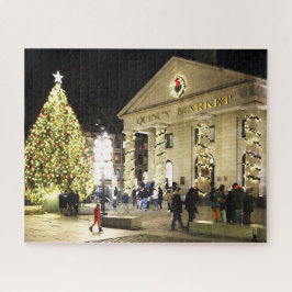 Quincy Market Holiday Lights, Boston Puzzle