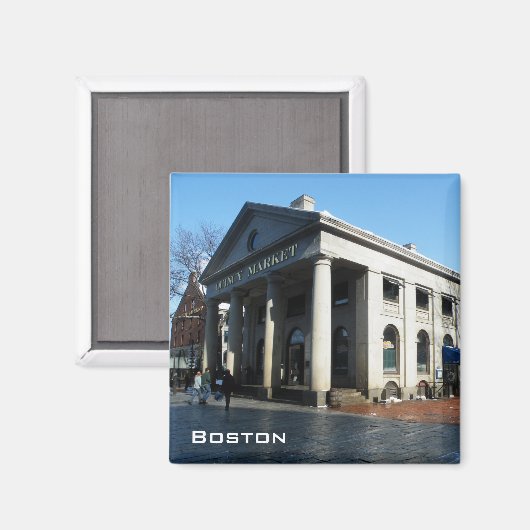 Quincy Market Magnet (Vorderseite/Rückseite)