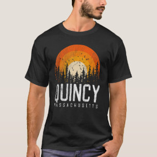 Quincy Massachusetts MA Vintag 70er 80er 90s Retro T-Shirt