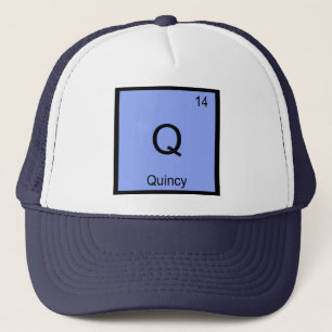 Quincy Name Chemie Element Periodensystem Truckerkappe