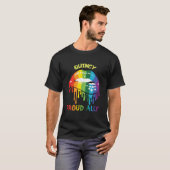 Quincy Proud Ally Lgbtq Massachusetts Pride Ma Say T-Shirt (Vorne ganz)