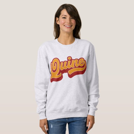 Quine, Doric Dialect Sweatshirt, Scottish Sweatshirt (Vorne ganz)
