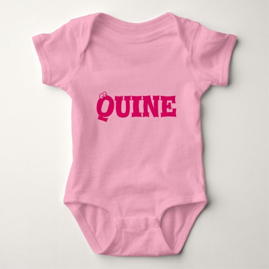 Quine (Mädchen) Babygrow - Doric Baby Strampler (Vorderseite)