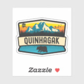 Quinhagak, Alaska Aufkleber (Blatt)