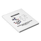 Quinine antimalariale Droge of Choice bis in die 1 Notizblock (angewinkelt)