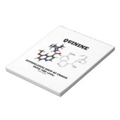 Quinine antimalariale Droge of Choice bis in die 1 Notizblock (Rotiert)