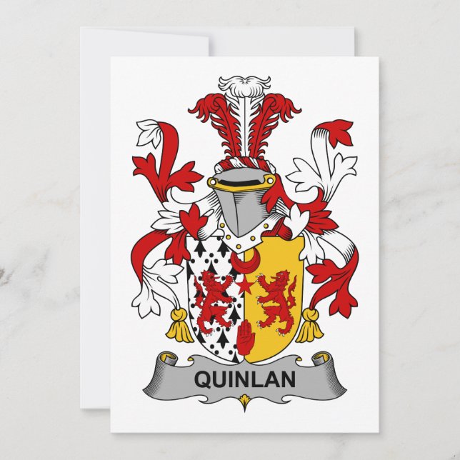 Quinlan Familienwappen (Vorderseite)