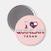 Quinlan, Texas Magnet (Vorderseite/Rückseite)