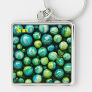 QUINN ~ ATTRAKTIV ~ Grüne Murmeltiere ~ Schlüsselr Schlüsselanhänger