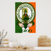Quinn Clan Motto Poster Print (Küche)