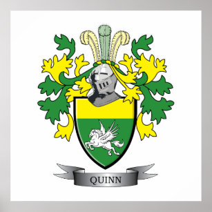 Quinn Coat of Arms Poster