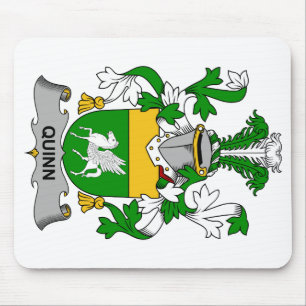 Quinn-Familienwappen Mousepad