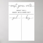 Quinn hat Ihre Abstimmung über das Geschlecht offe Poster (Vorne)