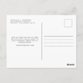 QUINN - Kanada Karte Save the Date (bewegliches He (Rückseite)