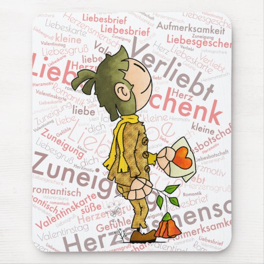 Quinn - Liebe Mousepad (Vorne)
