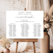 Quinn Minimal 3 Sitzplatine Poster