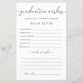 Quinn Minimal Abschluss Wishings (Vorderseite)