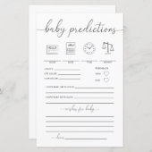 Quinn Minimal Baby Predictions Spiel (Vorne/Hinten)