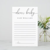Quinn Minimal Dear Baby Game (Stehend Vorderseite)