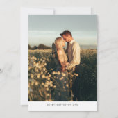 QUINN NEW HAMPSHIRE Blush Map Foto Save the Date Einladung (Rückseite)