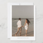 QUINN New Zealand Map Reiseziel Hochzeit Einladung (Rückseite)