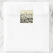 Quinn Residenz Quadratischer Aufkleber (Tasche)