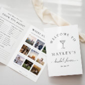 Quinn Script Brautparty Game und Menu Booklet