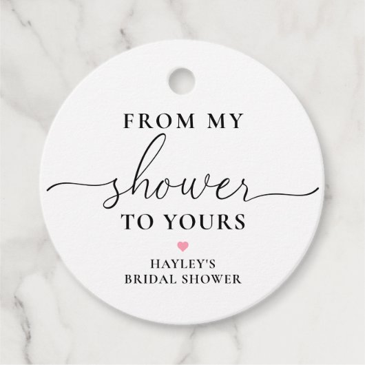 Quinn von meiner Dusche zu deiner Seife Geschenkanhänger (Vorderseite)