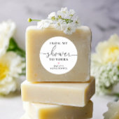 Quinn von meiner Dusche zu deiner Seife Runder Aufkleber