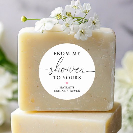 Quinn von meiner Dusche zu deiner Seife Runder Aufkleber